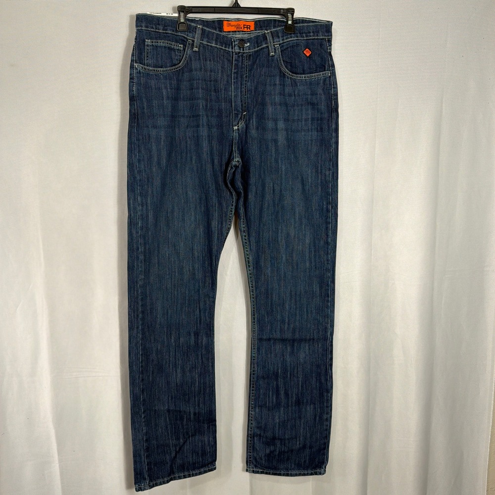 Wrangler Jeans 20X FR 42 Vintage Boot 38x36 Flame Resistant Blue Denim Mens NWT